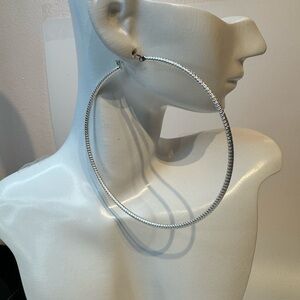 .925 Sterling Silver hoops earrings from Mexico